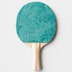 Raquete De Ping Pong Mapa gráfico de Nova York