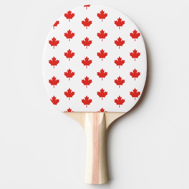 Raquete De Ping Pong Maple Leaf, Canadá (Frente)