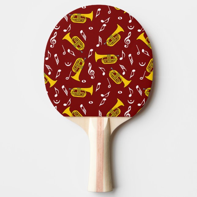 Raquete De Ping Pong *Marching Baritone Music Notes (Frente)