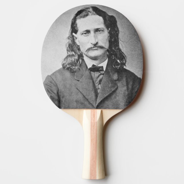 Raquete De Ping Pong Marechal Wild Bill Hickok Pistoleiro do Velho Oest (Verso)