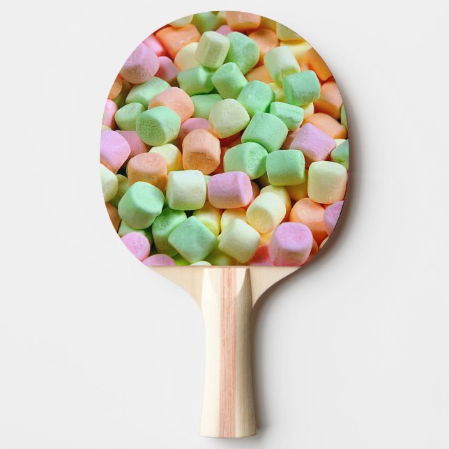 Raquete De Ping Pong Marshmallows miniatura (Frente)