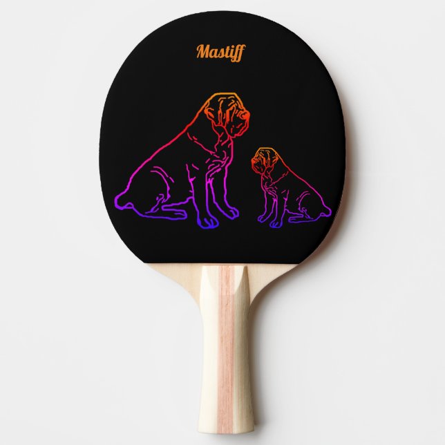 Raquete De Ping Pong Mastiff Pilou (Frente)