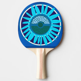 Raquete De Ping Pong Mazipoodles Sunflower Sunshine: Blue 1