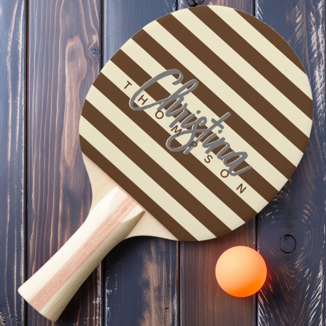 Raquete De Ping Pong Médio Century Polo Floresta Profunda Castanho Pint (Criador carregado)