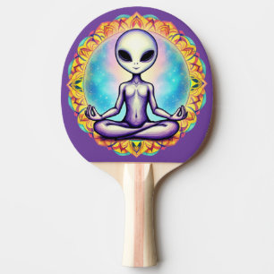 Raquete De Ping Pong Meditação Galáctica