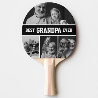 Raquete De Ping Pong Melhor Avô Netos Fotográficos Ping Pong Paddle