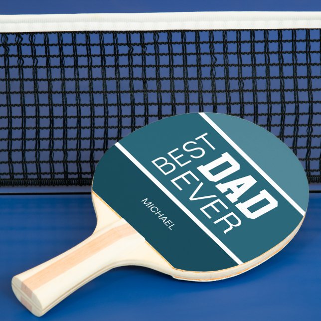 Raquete De Ping Pong Melhor Pai Personalizado (Insitu)