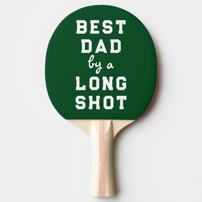 Raquete De Ping Pong Melhor Presente do Dia do Pai (Frente)