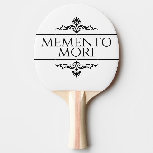 Raquete De Ping Pong Memento Mori (Frente)