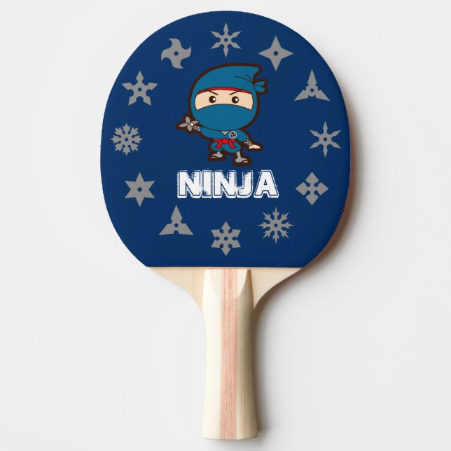 Raquete De Ping Pong Menino Ninja (Frente)