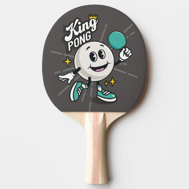 Raquete De Ping Pong Mesa de tênis King Pong (Frente)