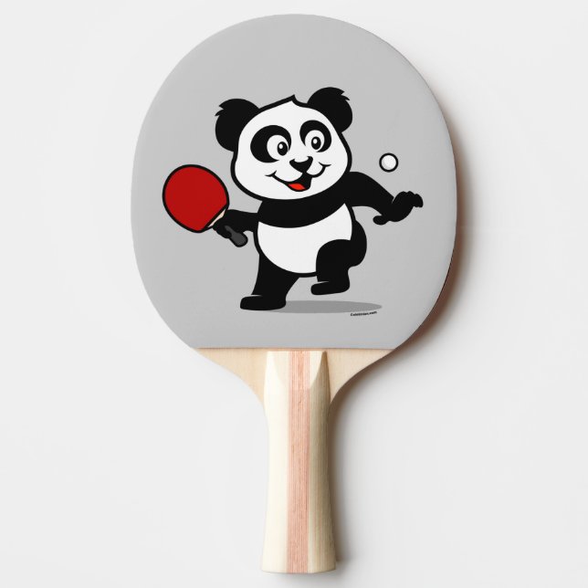 Raquete De Ping Pong Mesa Panda Classic Round Sticker (Frente)