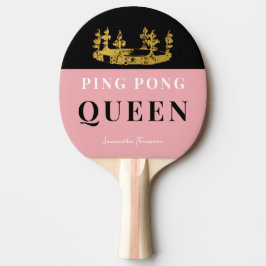 Raquete De Ping Pong Mesa Rosa Dusty Tênis de Rainha Gelam