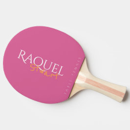Raquete De Ping Pong Mesa rosa feminina