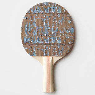 Raquete De Ping Pong Metais antigos ondulados