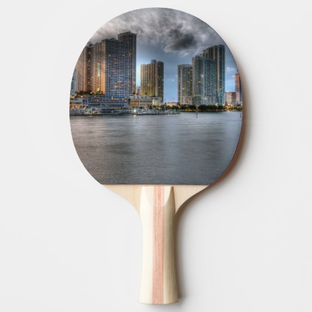 Raquete De Ping Pong Miami, Florida (Frente)