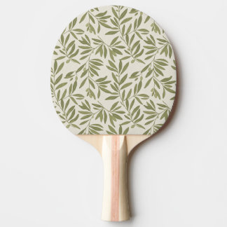 Raquete De Ping Pong Minimal Olive Branch Pattern