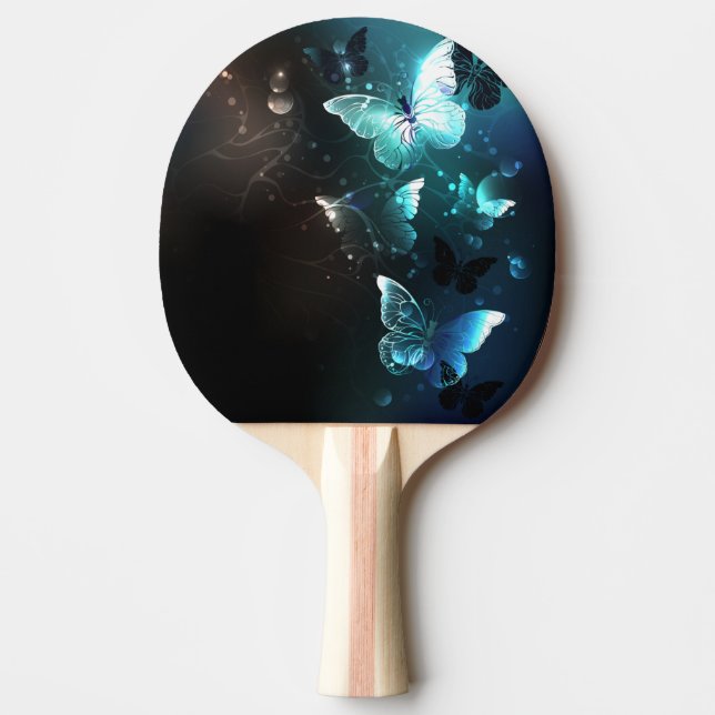 Raquete De Ping Pong Mint Night Butterflies (Frente)