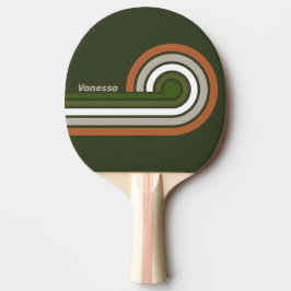 Raquete De Ping Pong Misty Grove Curl Listras com Nome