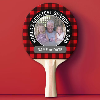Raquete De Ping Pong Modelo de Foto Personalizada do Avô para o Maior P