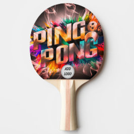Raquete De Ping Pong moderna tendência na moda colorida do LOGO