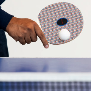 Raquete De Ping Pong Moderno Listrado Chic