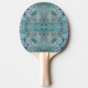 Raquete De Ping Pong Moderno Único De Um Design De Arte Abstrato