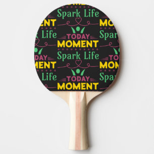 Raquete De Ping Pong Momento Atual, Espete A Vida