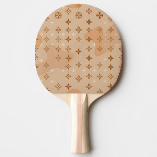 Raquete De Ping Pong Monograma Chic Elegante Diário