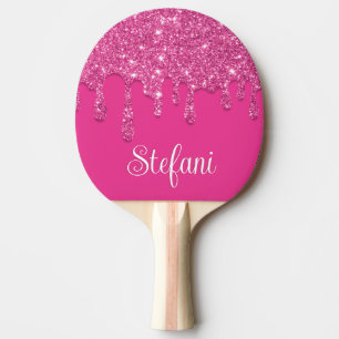 Raquete De Ping Pong Monograma da Lista Leve Quente Cuta