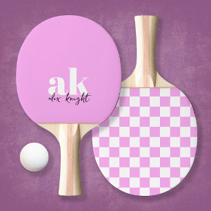 Raquete De Ping Pong Monograma de Assinatura Retroativa Verificado