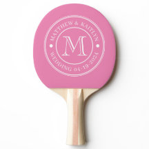 Monograma de Casamento Rosa