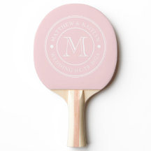 Monograma de Casamento Rosa Meia-Idade Sussurro