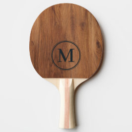 Raquete De Ping Pong Monograma de Madeira de Bordo BK