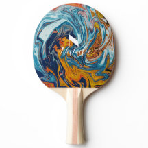 Monograma Dourado Azul Elegante