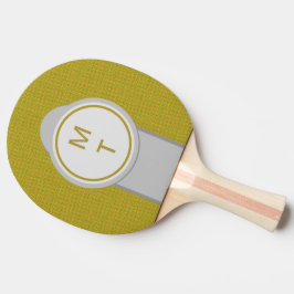 Raquete De Ping Pong Monograma Moderno