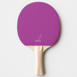 Raquete de Ping Pong Monogramada Ameixa