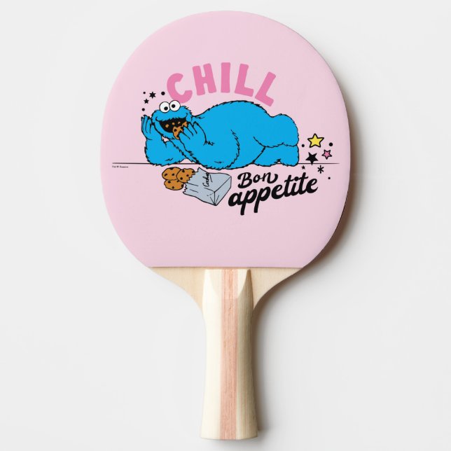 Raquete De Ping Pong Monstro de cookies | Chill Bon Appetite (Frente)