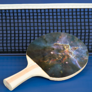 Raquete De Ping Pong Montanha Mística na Nebulosa Carina Hubble Espaço