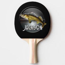 Raquete De Ping Pong Moon Water & Walleye Pike