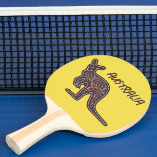 Raquete De Ping Pong Mosaico aborígene