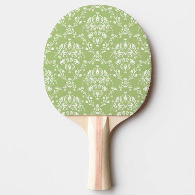 Raquete De Ping Pong Moss Green Damask (Frente)