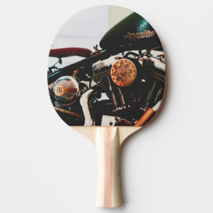 Raquete De Ping Pong Motorciclista Biker Rider
