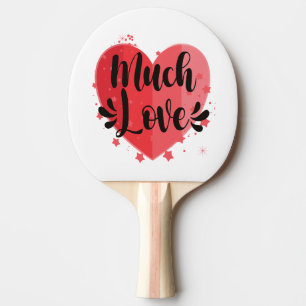 Raquete De Ping Pong Muito Amor, Grande Coração