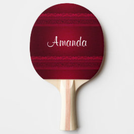 Raquete De Ping Pong Na moda de Fundo Vermelho Elegante e rico