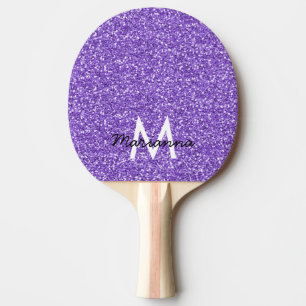 Raquete De Ping Pong Na moda de Lavanda brilhante de púrpura personaliz
