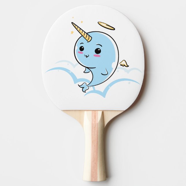 Raquete De Ping Pong Narwhal Angel Cutie (Frente)