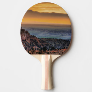 Raquete De Ping Pong Nascer do sol na garganta de Bryce