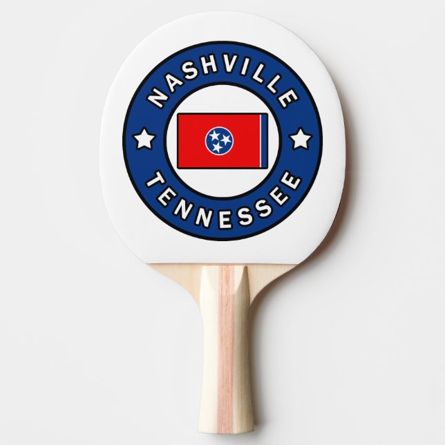 Raquete De Ping Pong Nashville Tennessee (Frente)
