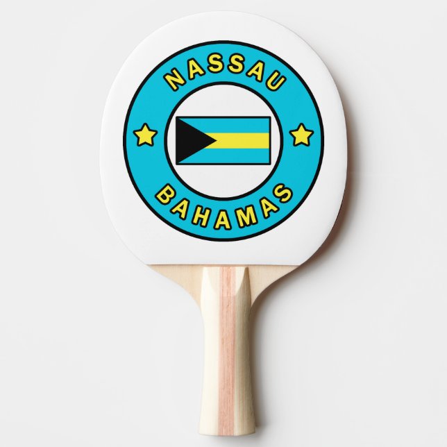 Raquete De Ping Pong Nassau Bahamas (Frente)